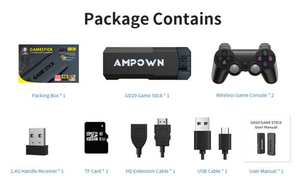 GD20 Game Stick 128 gb