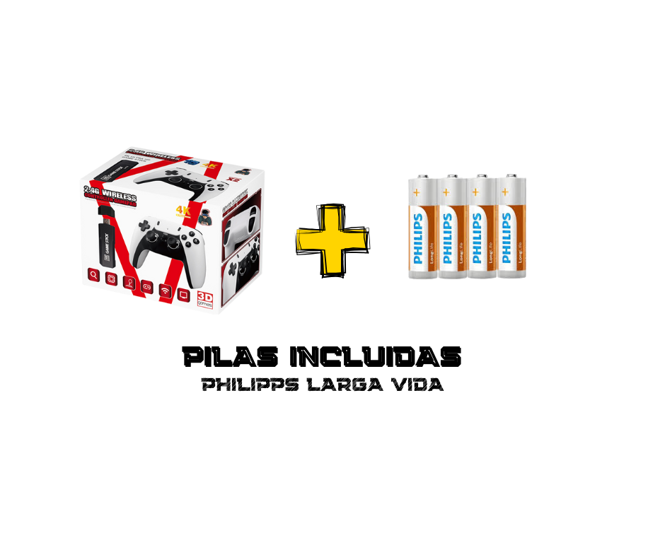 GD10 PRO 128 gb + Pilas 4 pilas Doble A