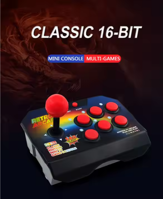 Consola Vintage Retro Arcade 16 Bits C/ 145 Juegos