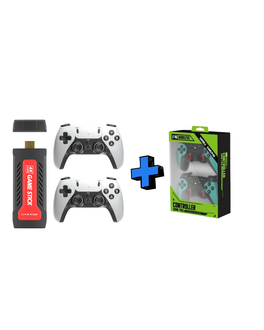 GD30 + Controles TOP Recargables