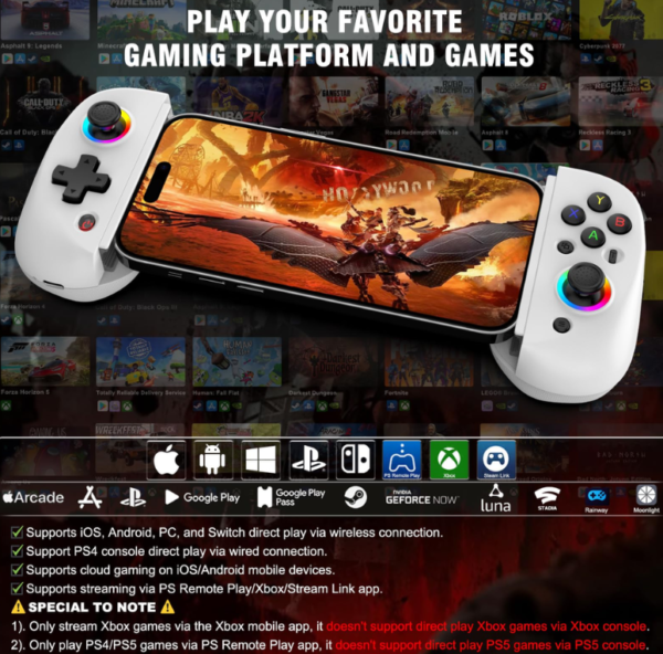 GamePad D8 Control Inalámbrico Extensible 🎮